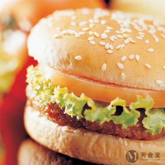 豬肉漢堡(圖)