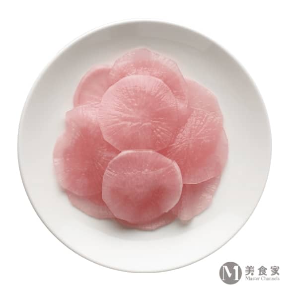 櫻花色蘿蔔漬(圖)