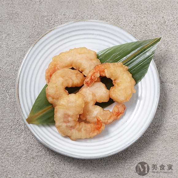 預炸裹粉蝦仁(圖)