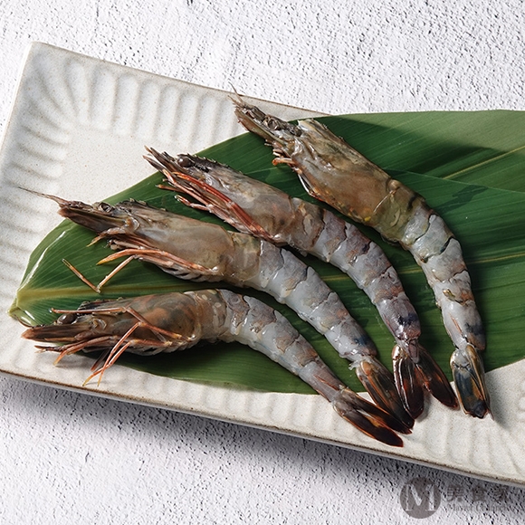去殼生黑虎蝦(圖)