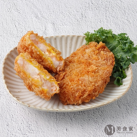 圓型裹粉口口蝦排(圖)