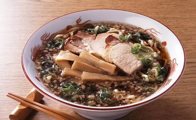 尾道風醬油拉麵(圖)