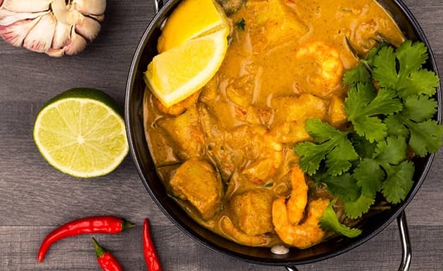 檸檬奶油雞肉咖哩(圖)