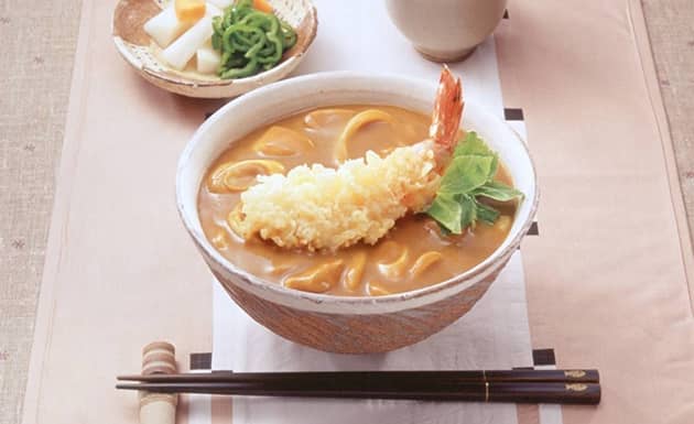 炸蝦咖哩烏龍麵(圖)