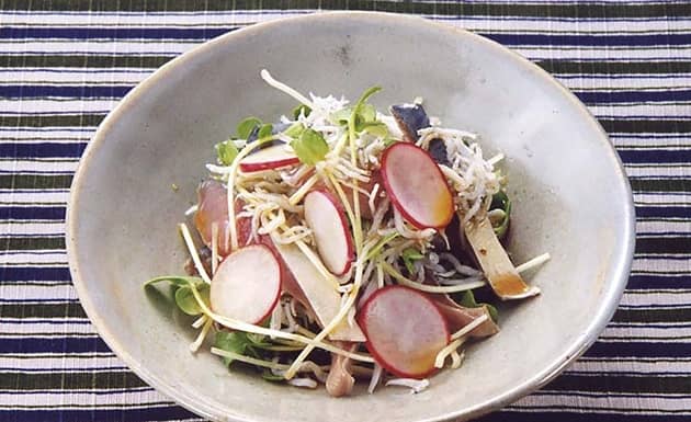 鯖魚吻仔魚雙魚什蔬(圖)