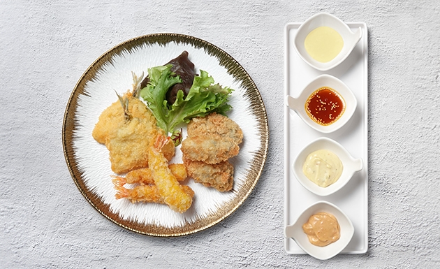 海鮮炸物佐百搭特製沾醬(圖)