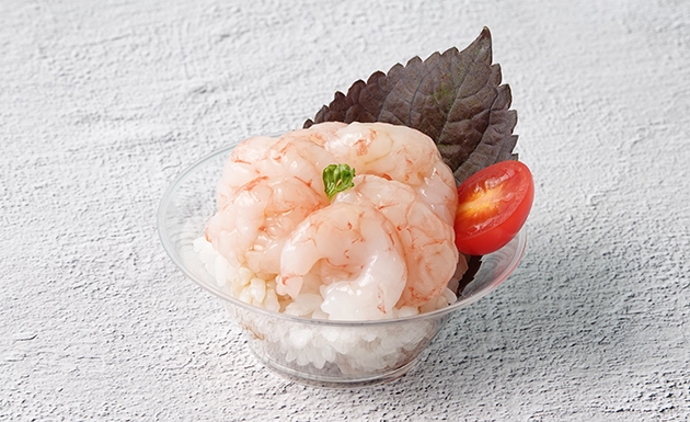 甜蝦柚香杯壽司(圖)