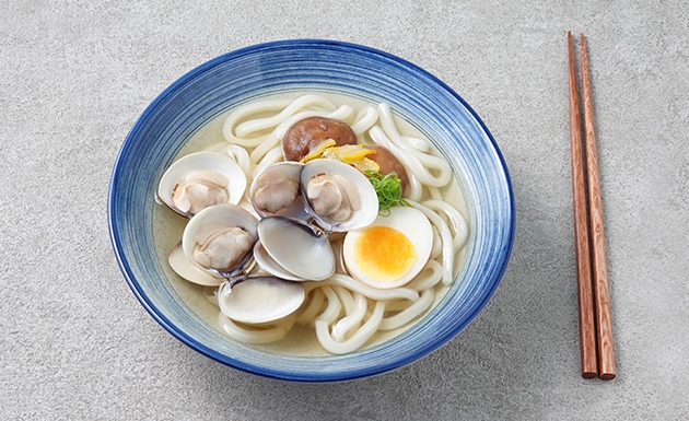 柚子鹽蛤蜊烏龍麵(圖)