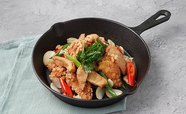 蒜爆台式經典炸物(圖)