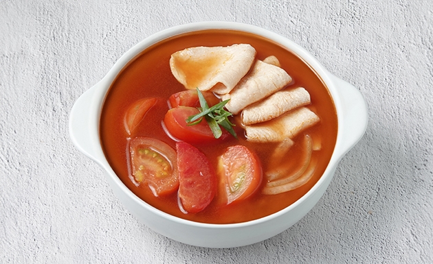 鮮嫩雞胸番茄壽喜燒(圖)