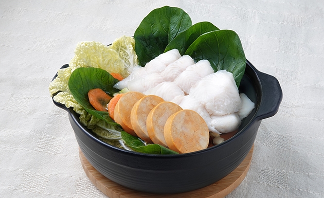 鮟鱇魚肝鹽味海鮮鍋(圖)