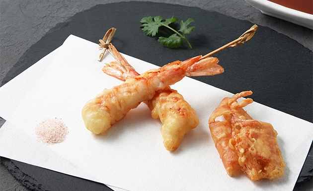 天使紅蝦天婦羅(圖)