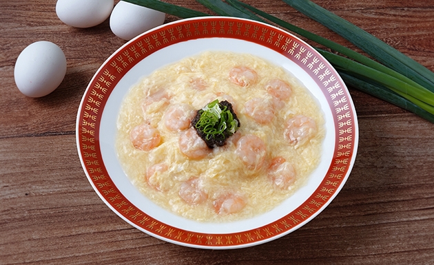 松露蝦仁天津飯(圖)