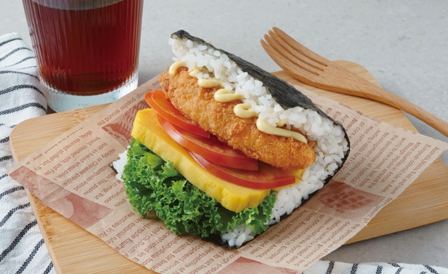 飽足蝦排握飯糰(圖)