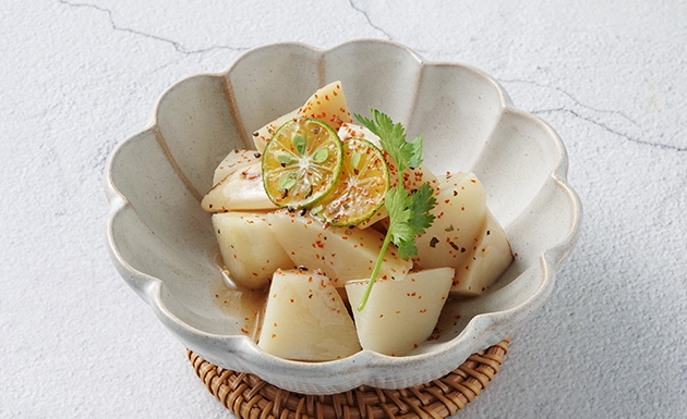 炙燒竹筍杏鮑菇南蠻漬(圖)