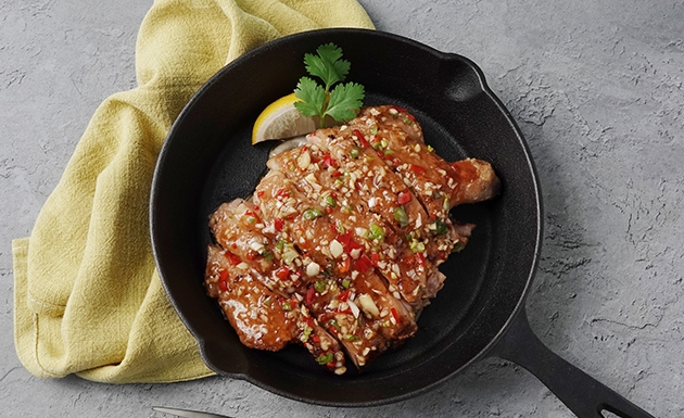 薑汁照燒雞腿排(圖)