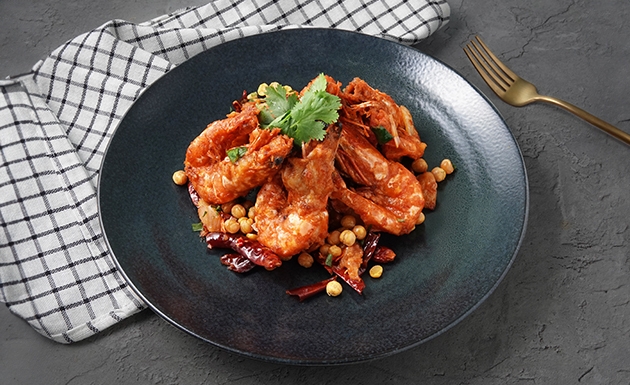 海皇茄汁爆虎蝦(圖)