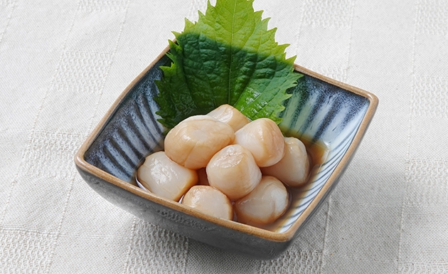柚子醋醬漬貝柱(圖)